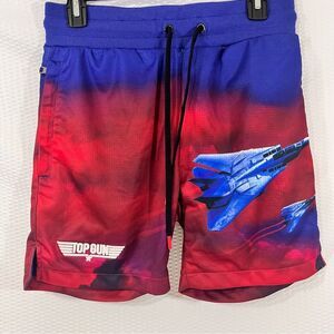 Top Gun Movie X SHOE PALACE MENS Size Small SHORTS RARE RED SKY Mesh